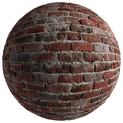 Brickwall 002 Red 200cm Disp 2.0cm