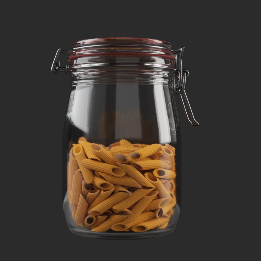 Glass Jar - Round