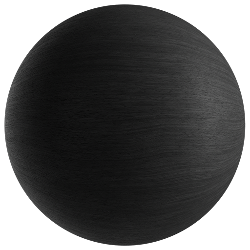 Wood Painted Matte 001 Black 200cm