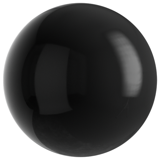 Plastic Glossy 001 Black