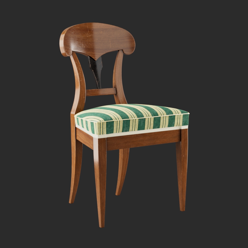Art Deco Chair 01 - Green