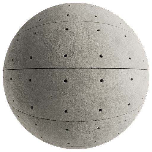 Concrete Panel 002 Warm 300cm Disp 3.0cm