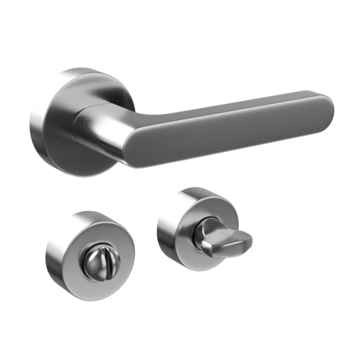 Door Lever 021 Flat - Turn Lock