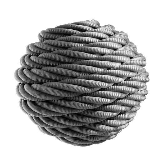Steel Rope Large 01 Clean 3cm Disp 0.15cm