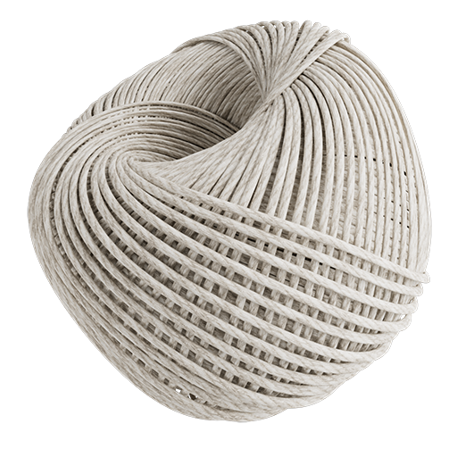 Twine 01 White 1.5cm