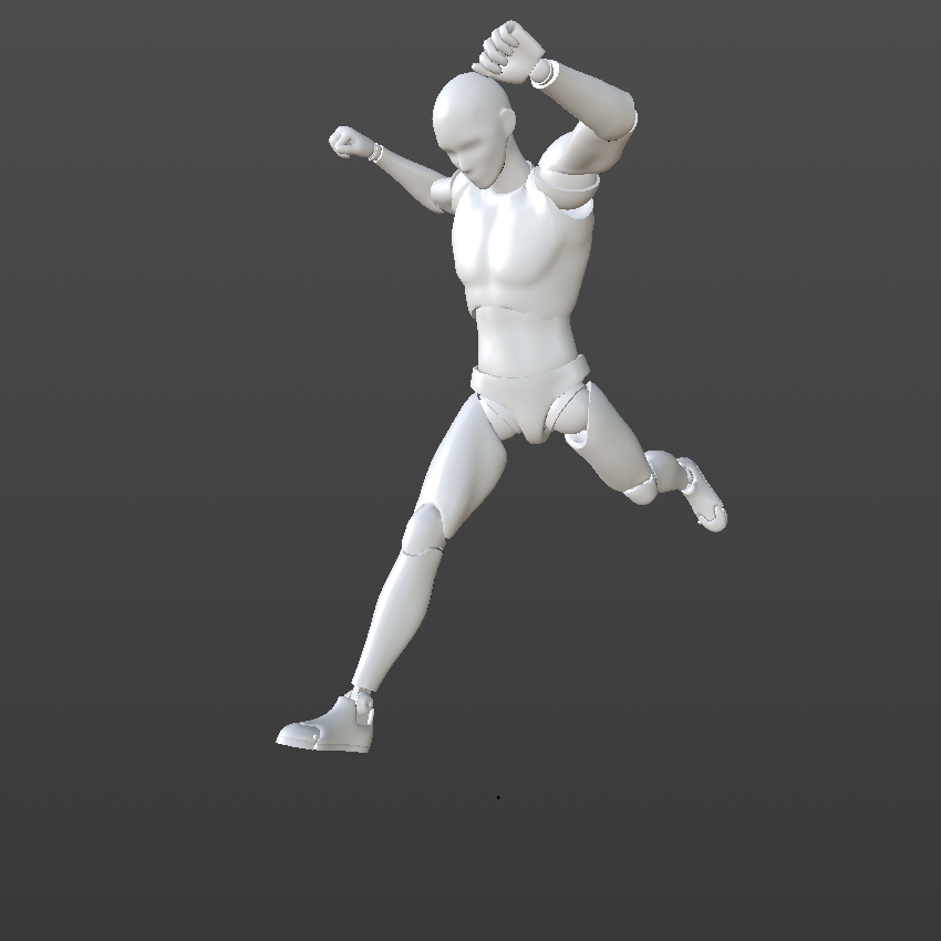 Running Jump A - Loop