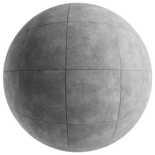 Concrete Floor Tiles 001 Neutral 800cm Disp 0.3cm