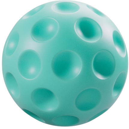 Toy Plastic Soft 01 Blue Green