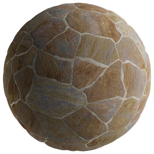 Naturalstone Tiles 001 Warm 600cm Disp 5.0cm