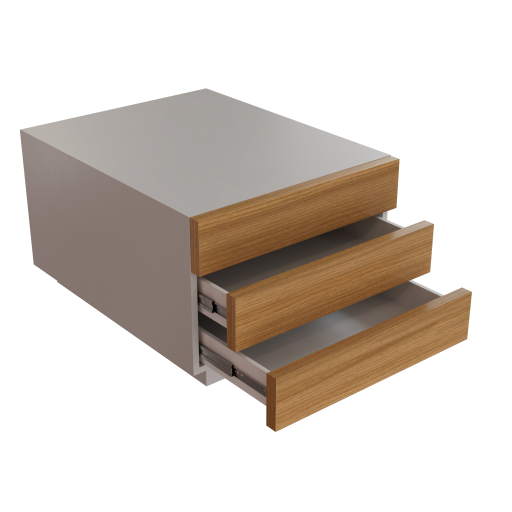 Office Desk 02 Cabinet box