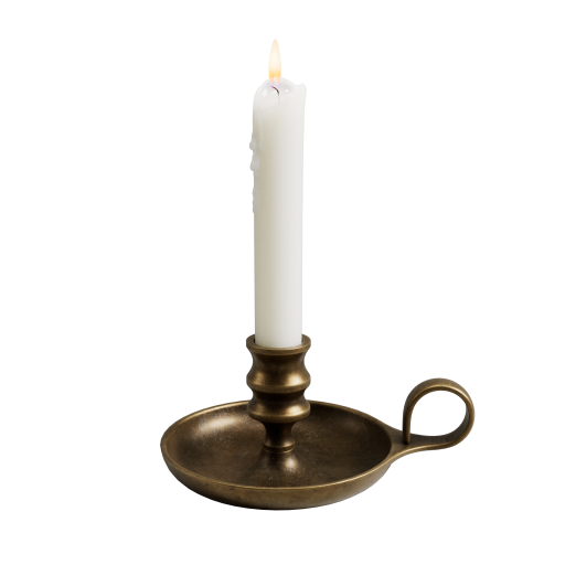 Vintage Candle Holder - Brass