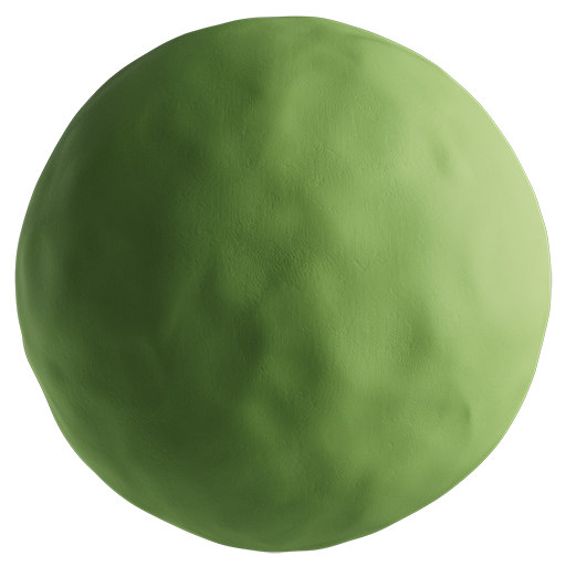 Stopmotion Clay Medium Green 30cm Disp 0.5cm