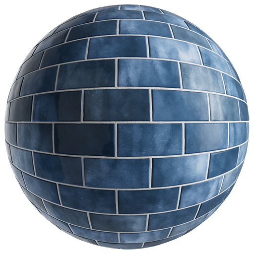 Ceramic Tiles Smooth 002 MediumBlue 100cm Disp 0.18cm
