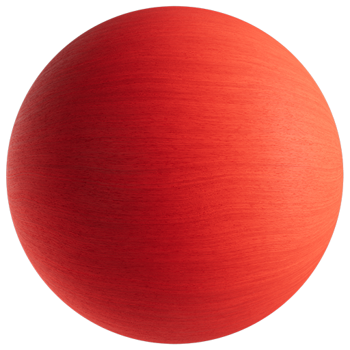 Wood Painted Matte 001 Red 200cm