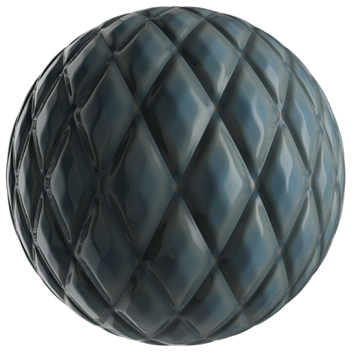 Pottery Tiled 001 DarkBlueishGrey 15cm