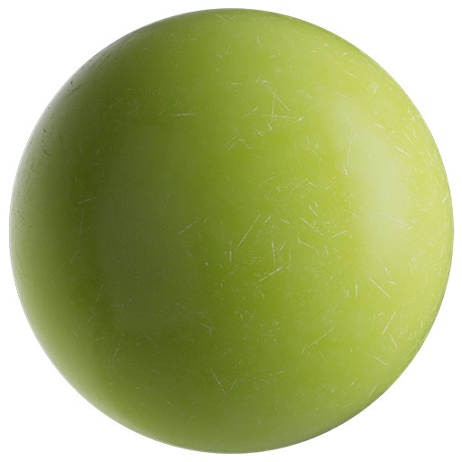 Plastic Old Glossy 001 VividGreen 50cm