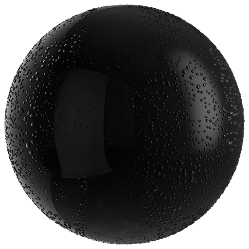 Car Paint Wet 001 Black 150cm