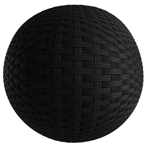 Rattan 03 Black 25cm Disp 0.25cm