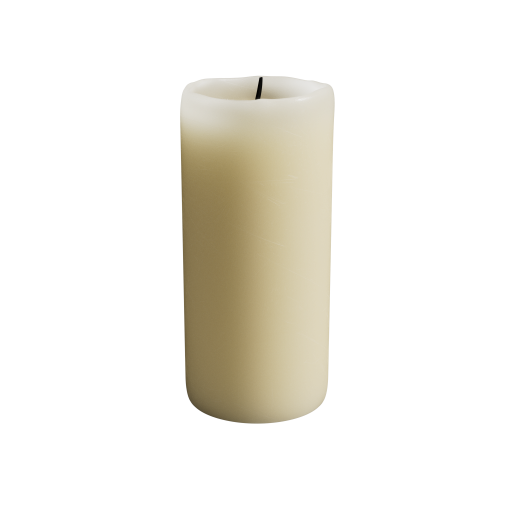 Candle  10,8cm - Burned