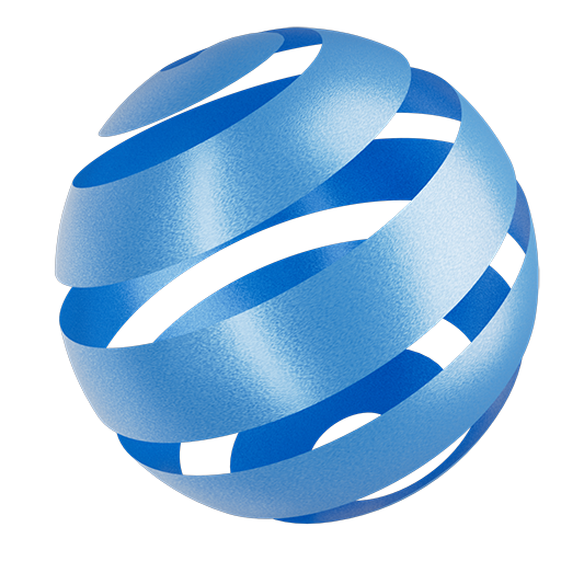 Ribbon 02 Blue 10cm