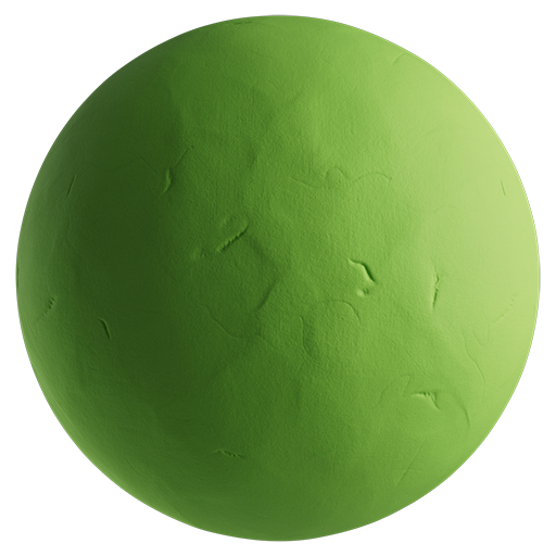 Toy Clay Medium Green 30cm Disp 0.5cm