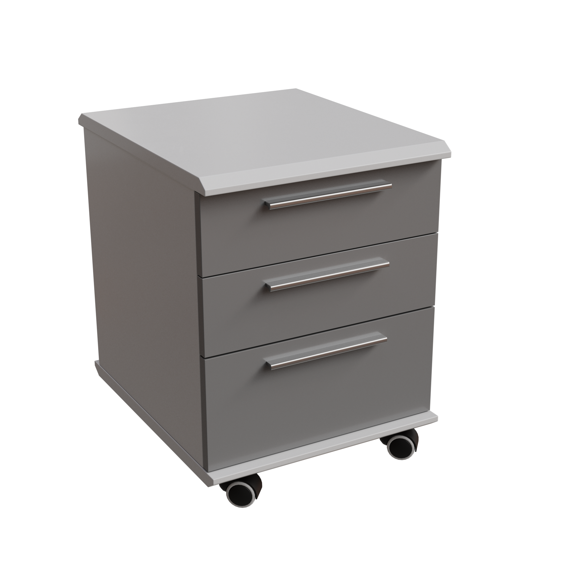 Office Desk 01 Cabinet With Drawer Runners