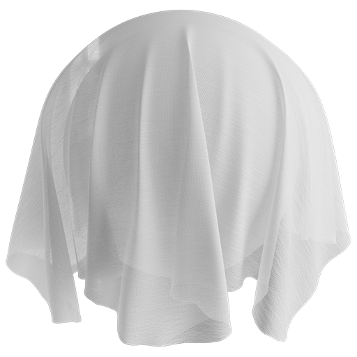 Curtain Thin 001 White 100cm