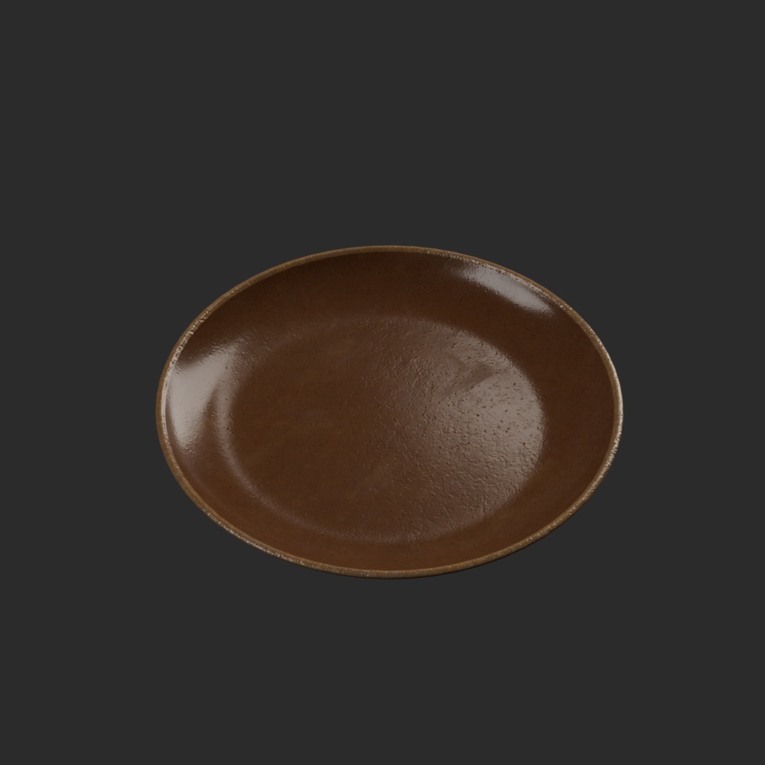 Salad Plate 05 - Brown