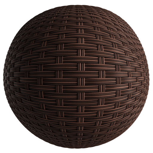 Rattan 03 Brown 25cm Disp 0.25cm