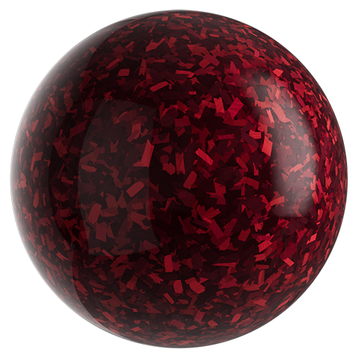 Carbon Fiber 05 Glossy Dyed Red 60cm