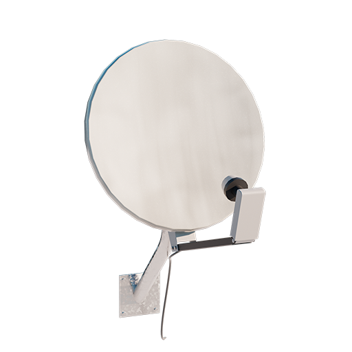 Satellite Dish 03 - Wall Mounted