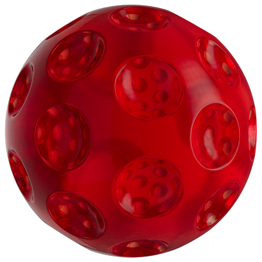 Plastic Translucent 003 Red 25cm