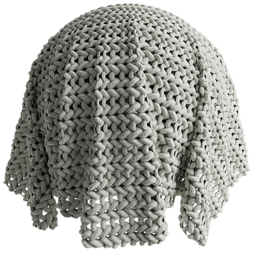 Wool Knit 01 Light Green 100cm Disp 1cm