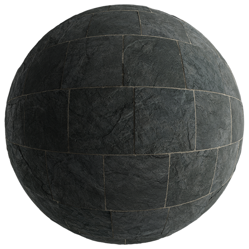 Slate Tiles 001 Regular Square 1000cm Disp  0.7cm