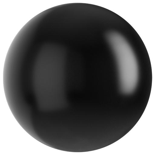 Metal Aluminum Anodized 001 Black 100cm