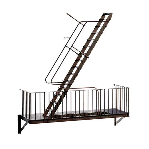 Fire Escape Stairs 01