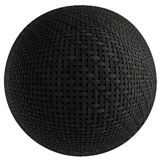 Rattan 04 Black 40cm Disp 0.12cm