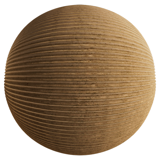 Cardboard Corrugated 02 Brown 20cm Disp 1.0cm