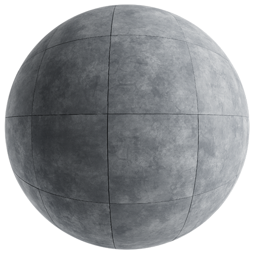 Concrete Floor Tiles 001 Cool 800cm Disp 0.3cm