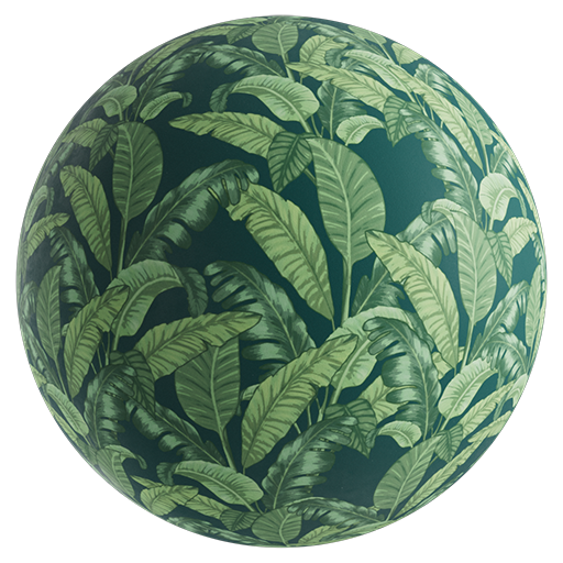 Wallpaper Printed Pattern 03 Green 200cm
