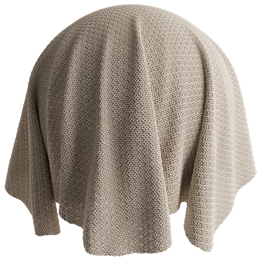 Wool Knit 03 Beige 50cm Disp 0.25cm
