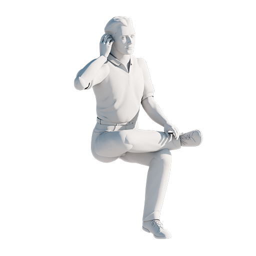 Man Sitting Phone - Zygote