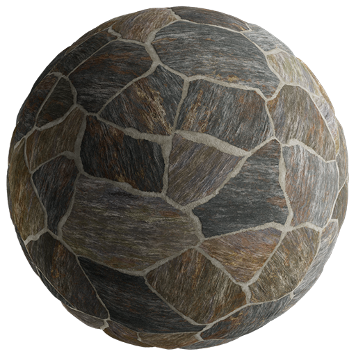 Naturalstone Tiles 001 Mixed 600cm Disp 5.0cm