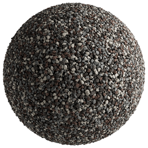 Gravel Crushed 001 Mixed 200cm Disp 3cm