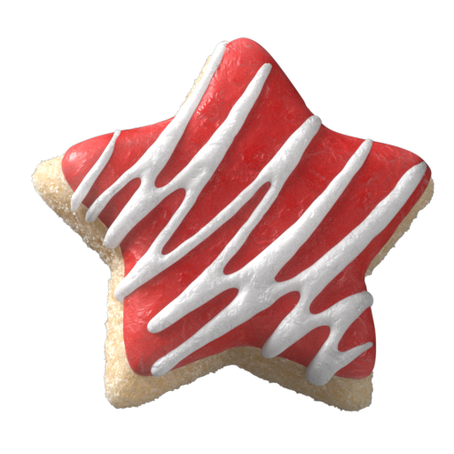 Cookie Star Red