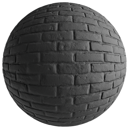 Brickwall Painted 001 Grey 200cm Disp 0.50cm