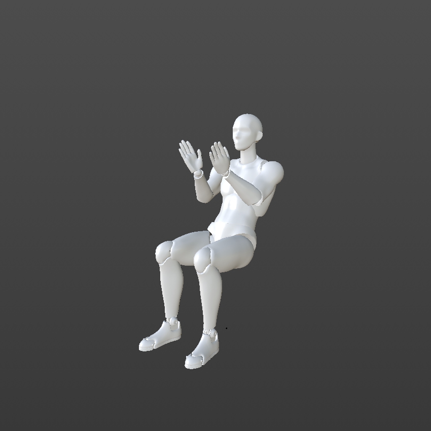 Clapping - Sitting A - Start