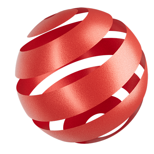 Ribbon 02 Red 10cm