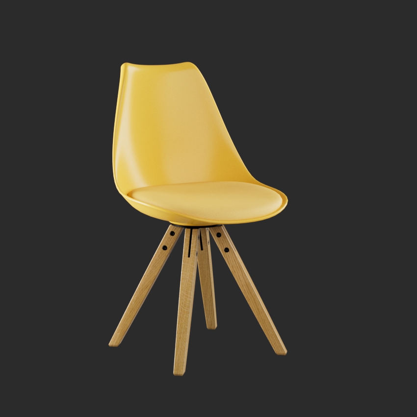 Dining Chair 03 - Yellow