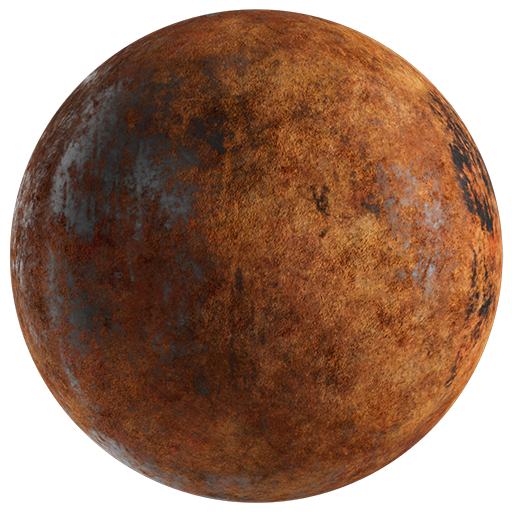 Metal Rusted 001 100cm